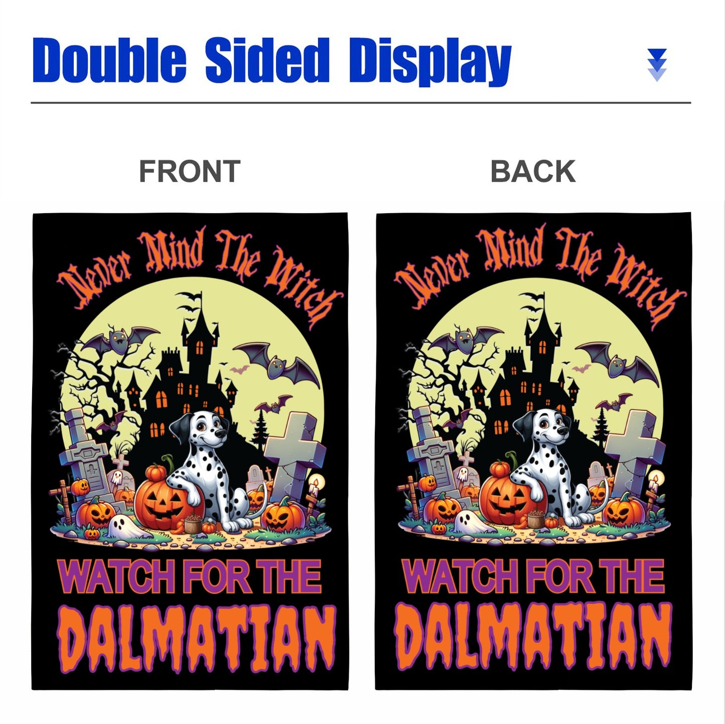Halloween Non-Sporting Breed Garden Flags
