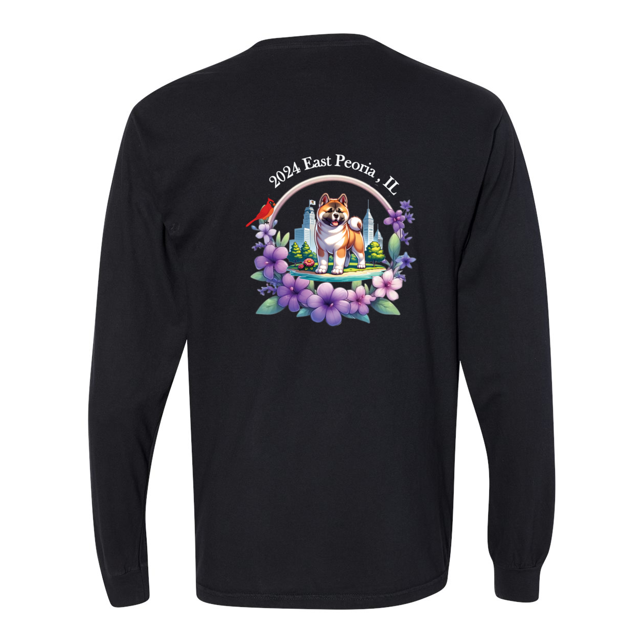IL Akita Long Sleeve Pocket T-Shirt