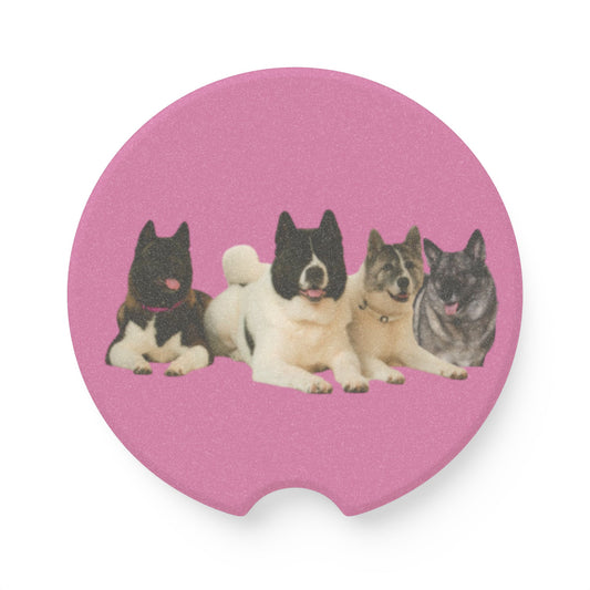 Car Coaster Custom Soapstone - Picture Kids, Dogs, Horses, or a Logo