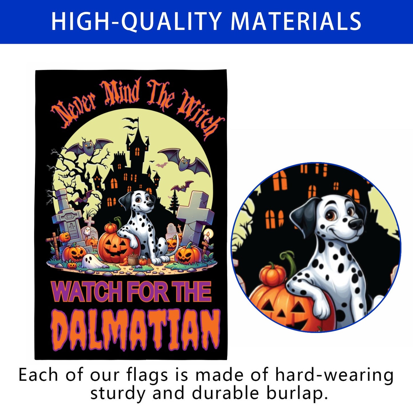 Halloween Non-Sporting Breed Garden Flags