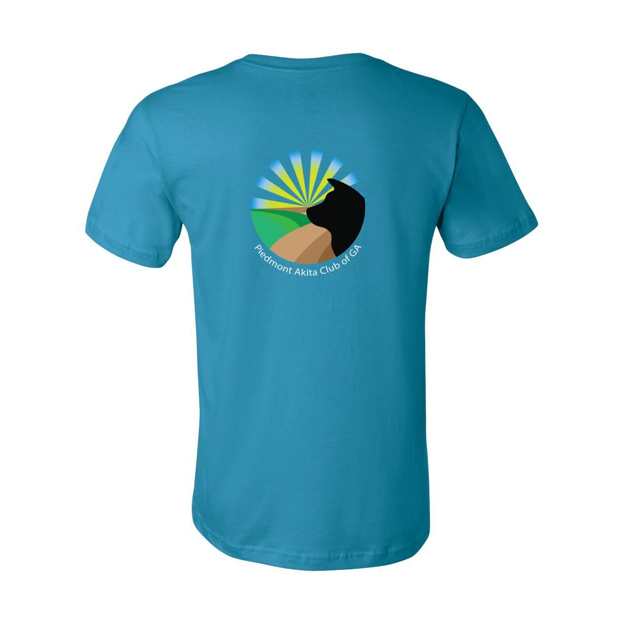 PAC of GA Logo Front/Back Unisex Short Sleeve Jersey Tee