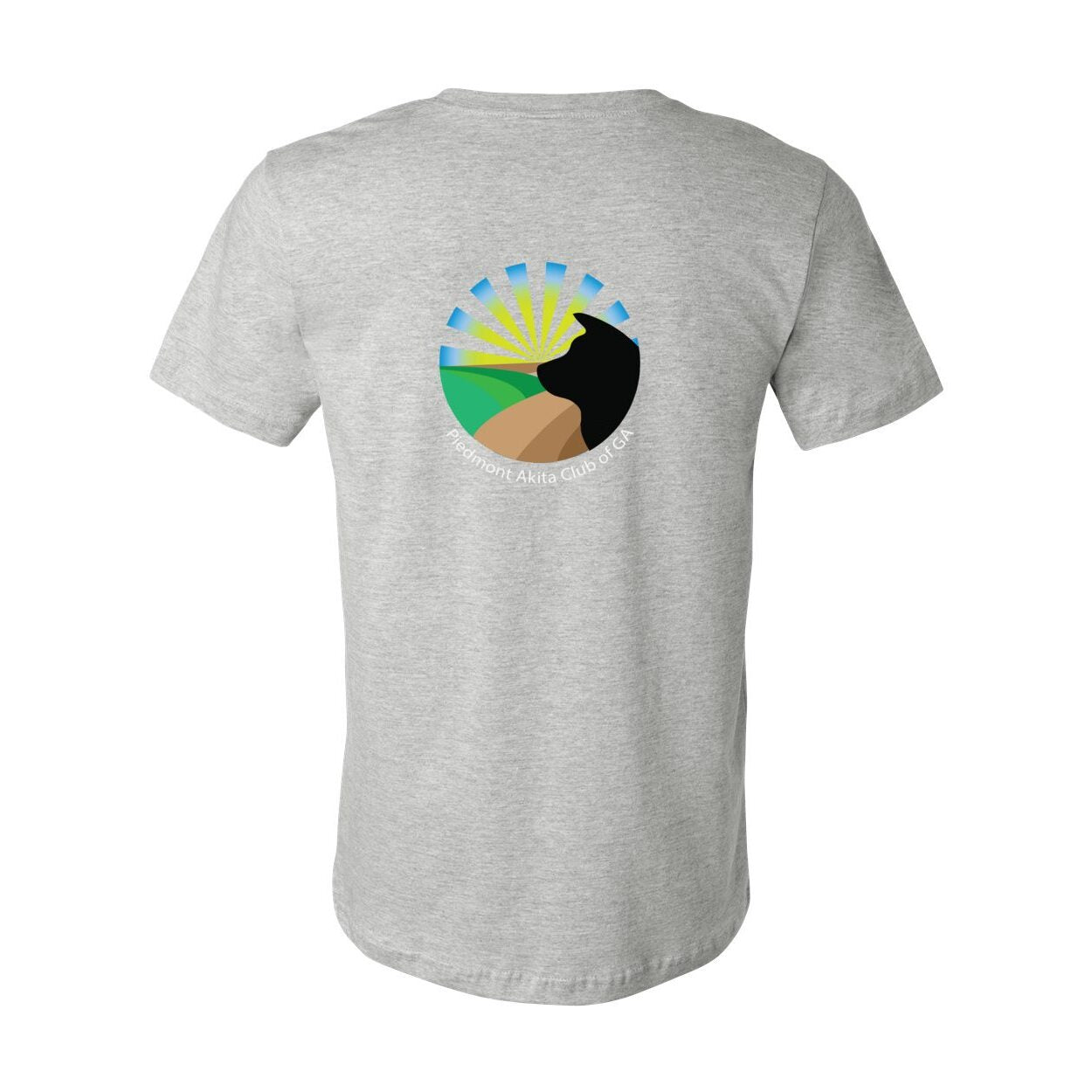 PAC of GA Logo Front/Back Unisex Short Sleeve Jersey Tee