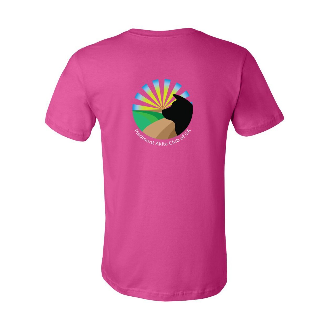 PAC of GA Logo Front/Back Unisex Short Sleeve Jersey Tee