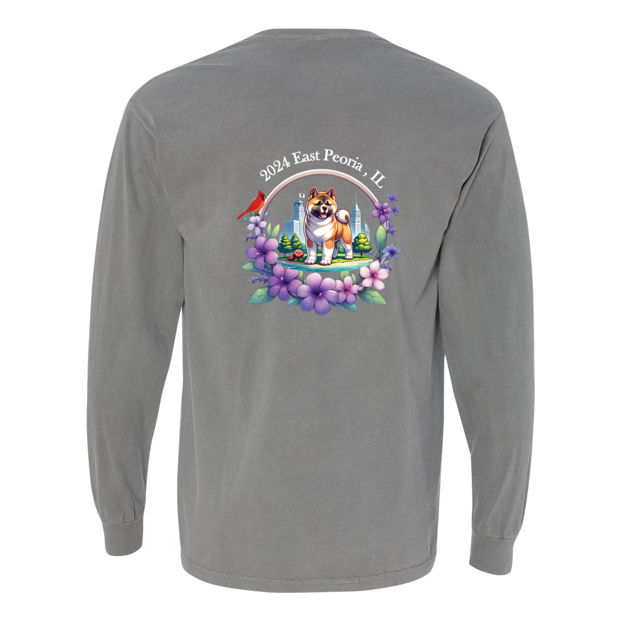 IL Akita Long Sleeve Pocket T-Shirt