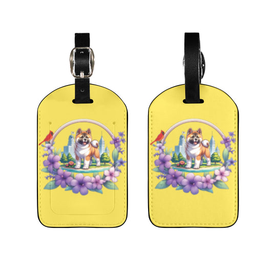 IL Akita Luggage Tag - WagALotBowWow