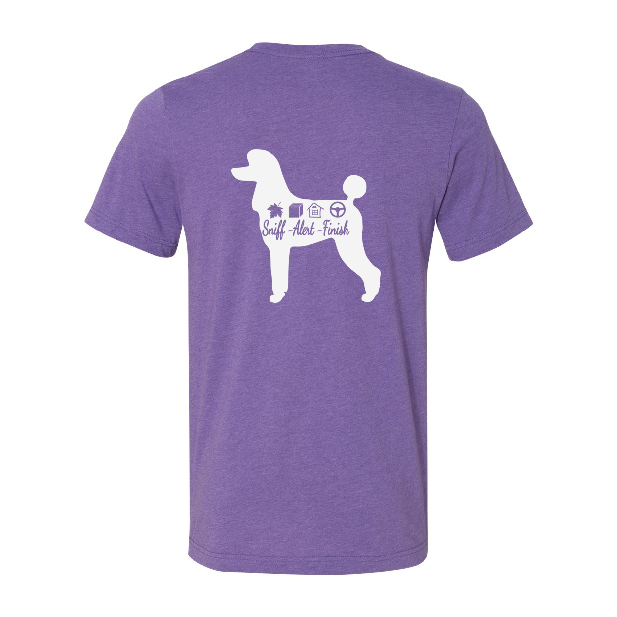Scent Poodle 2 F/B Unisex Short Sleeve Jersey Tee