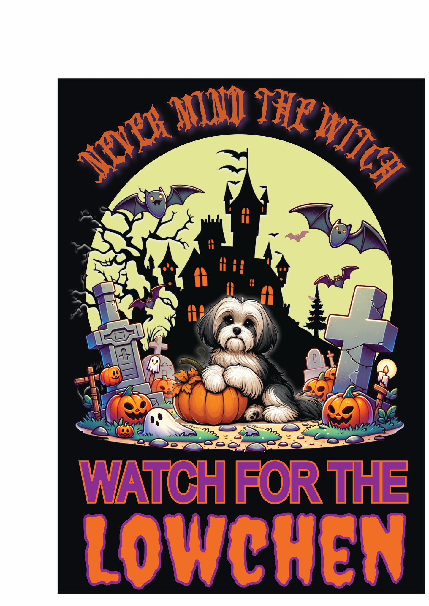 Halloween Non-Sporting Breed Garden Flags