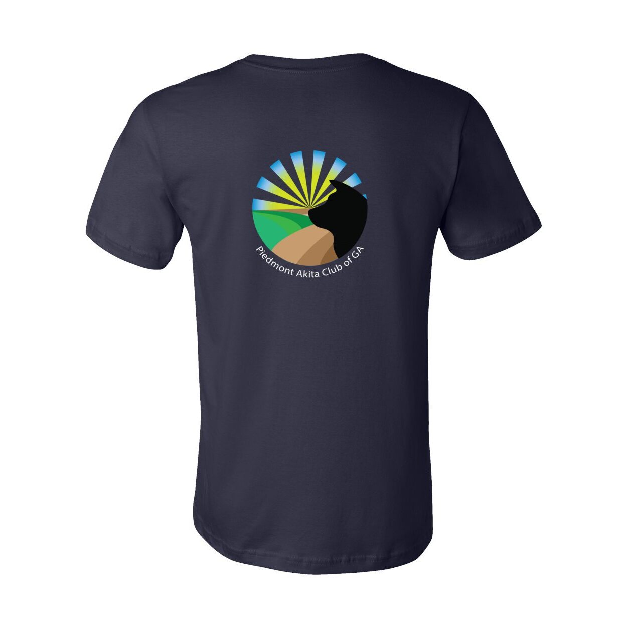 PAC of GA Logo Front/Back Unisex Short Sleeve Jersey Tee