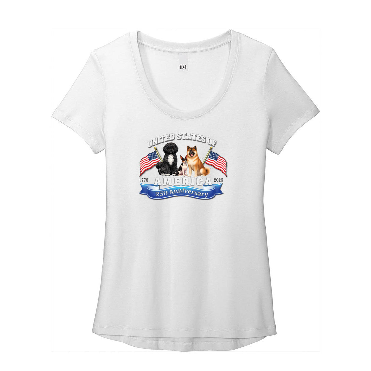 Tina 250 DT7501 District ® Women’s Flex Scoop Neck Tee