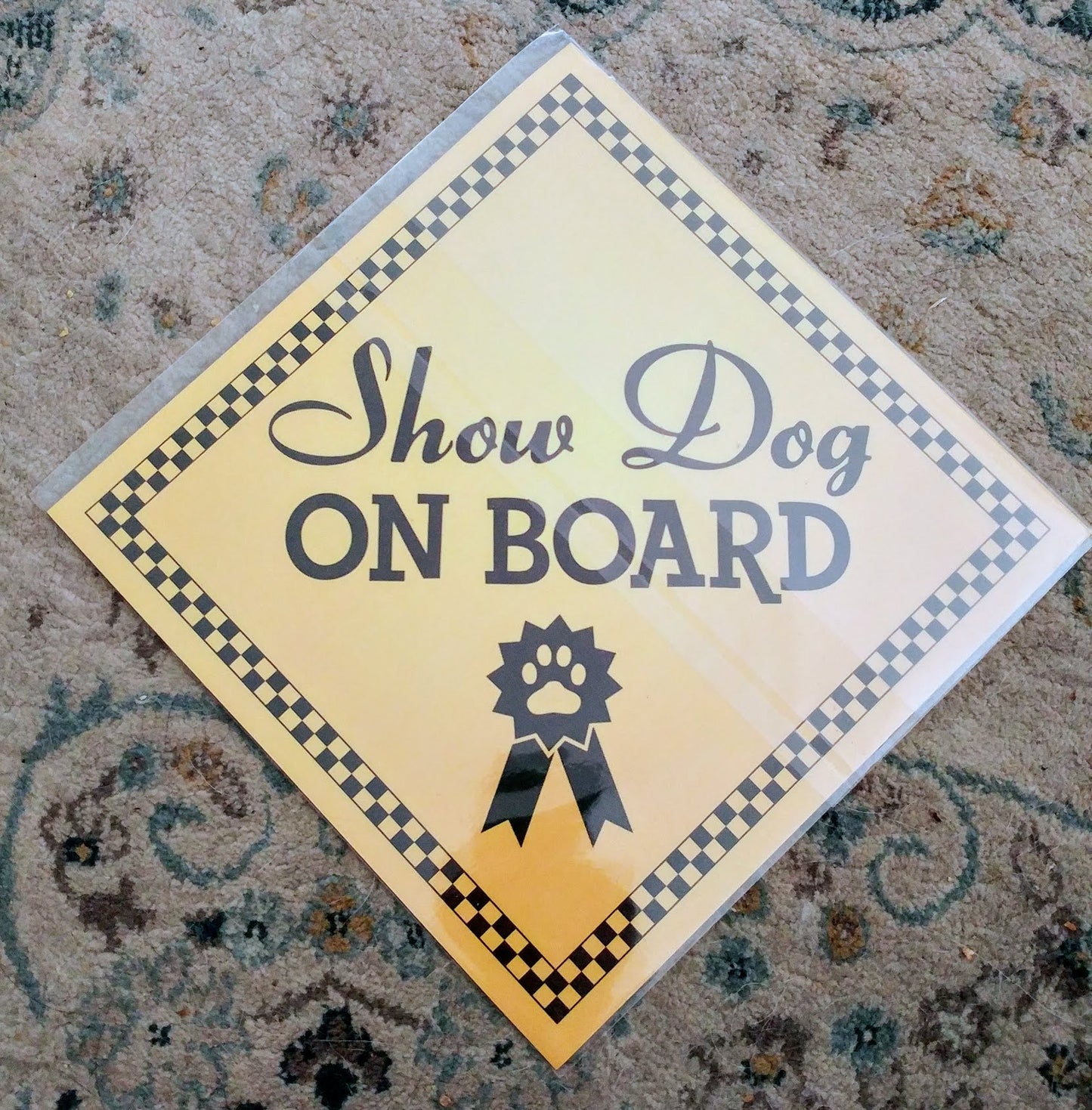 Yellow Taxi Show Dogs On Board - WagALotBowWow