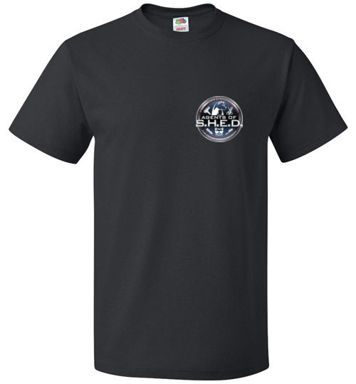 Kira SHED front and back logo with phone - WagALotBowWow