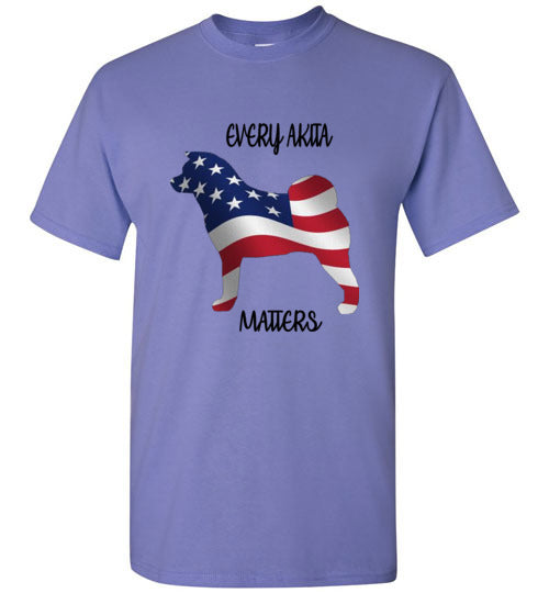 Youth Every Akita Matters Short Sleeve Shirt - WagALotBowWow