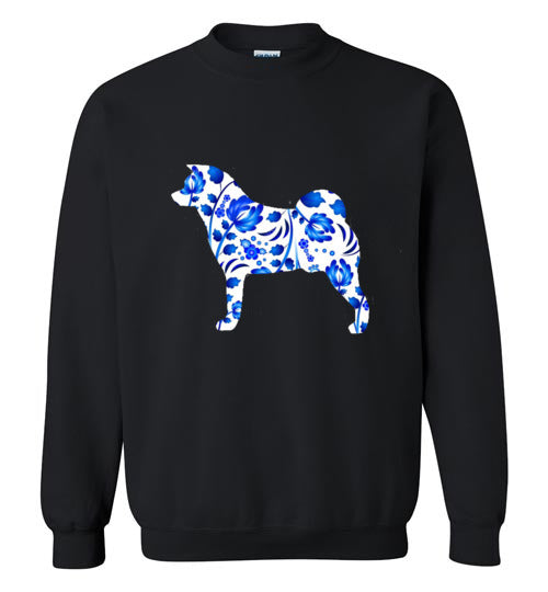 Glidan Akita Blue Floral Shirt - WagALotBowWow