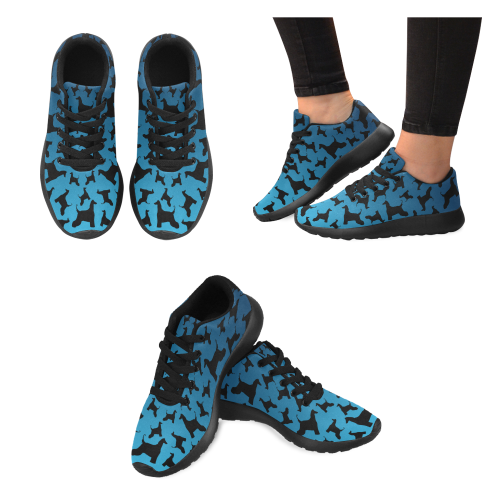Afghan Color Blend Black Sole Athletic Shoe - WagALotBowWow
