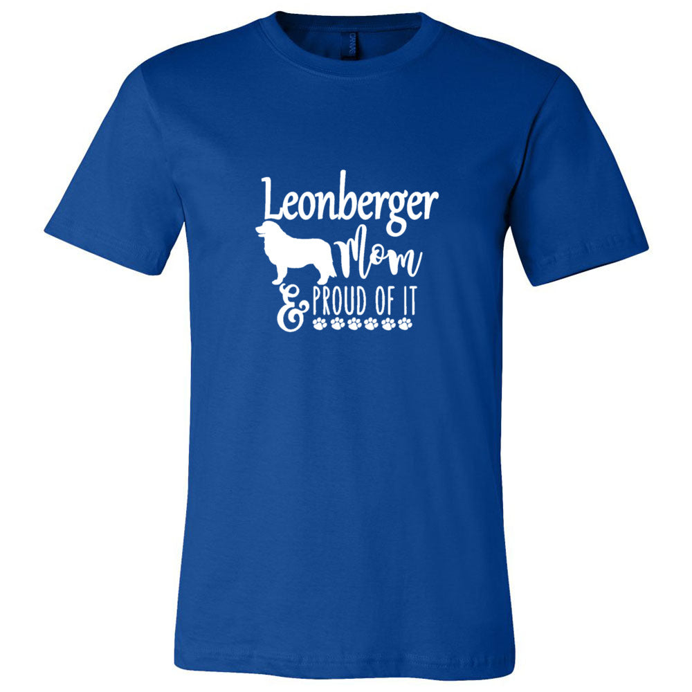 Leo Mom Proud of It Unisex SS Jersey Tee - WagALotBowWow