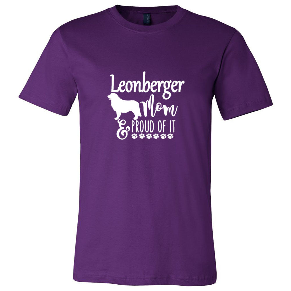 Leo Mom Proud of It Unisex SS Jersey Tee - WagALotBowWow