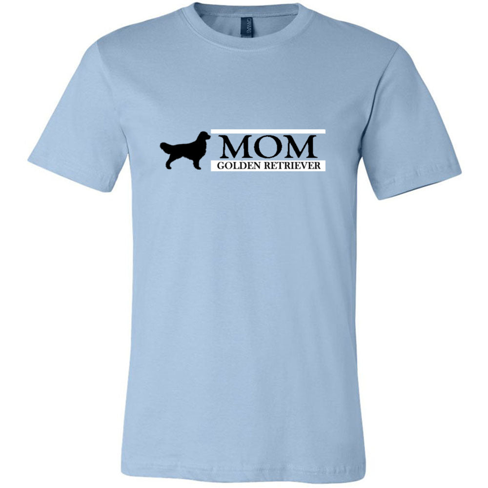 Golden Retriever Mom Black Unisex Short Sleeve Jersey Tee - WagALotBowWow