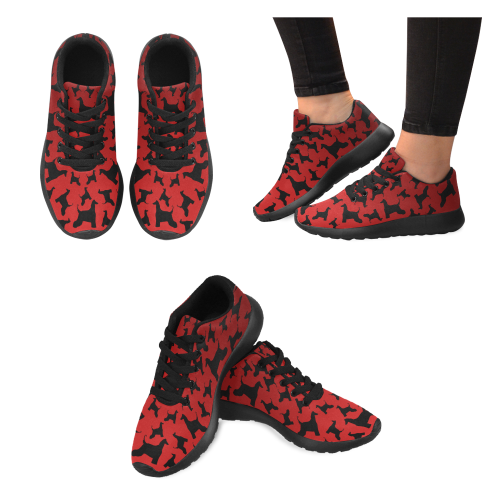Afghan Color Blend Black Sole Athletic Shoe - WagALotBowWow