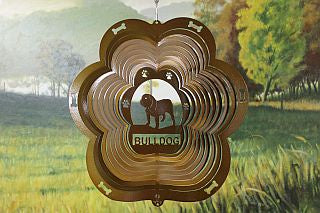 12"Dog Breed Wind Spinner - Copper - WagALotBowWow