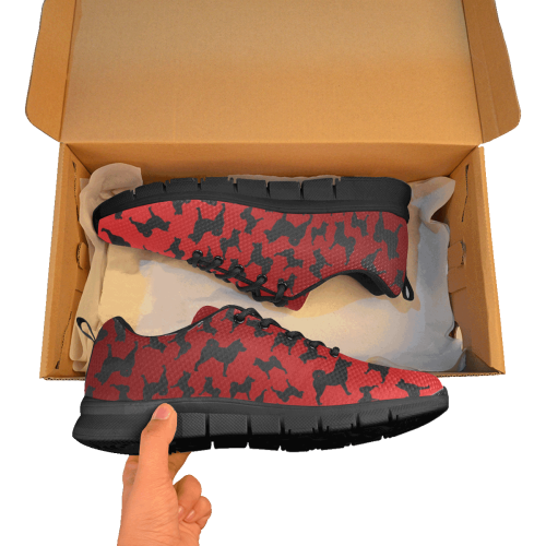 Shiba Silhouette Black Sole Athletic Shoe - WagALotBowWow