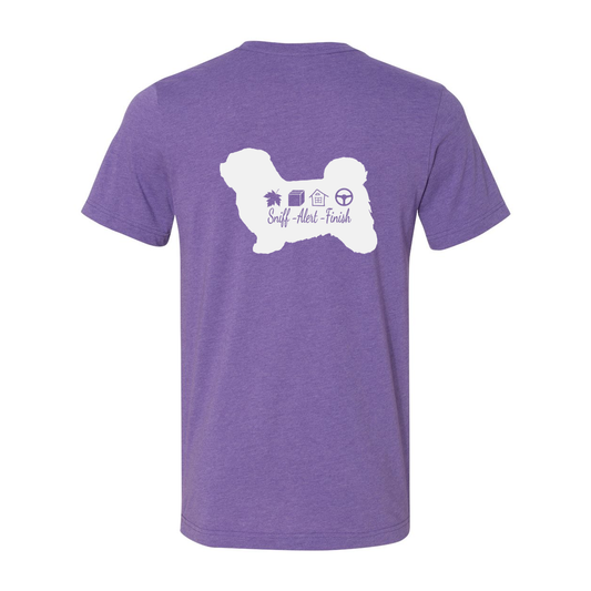 Havanese Scent F/B Unisex SS Jersey Tee - WagALotBowWow