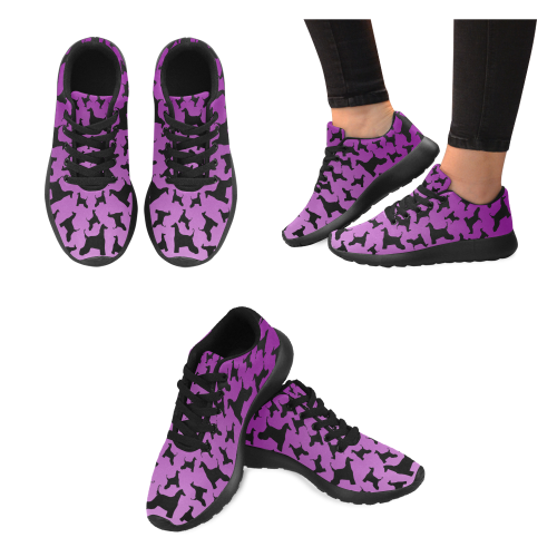 Afghan Color Blend Black Sole Athletic Shoe - WagALotBowWow