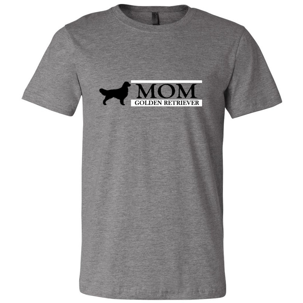 Golden Retriever Mom Black Unisex Short Sleeve Jersey Tee - WagALotBowWow
