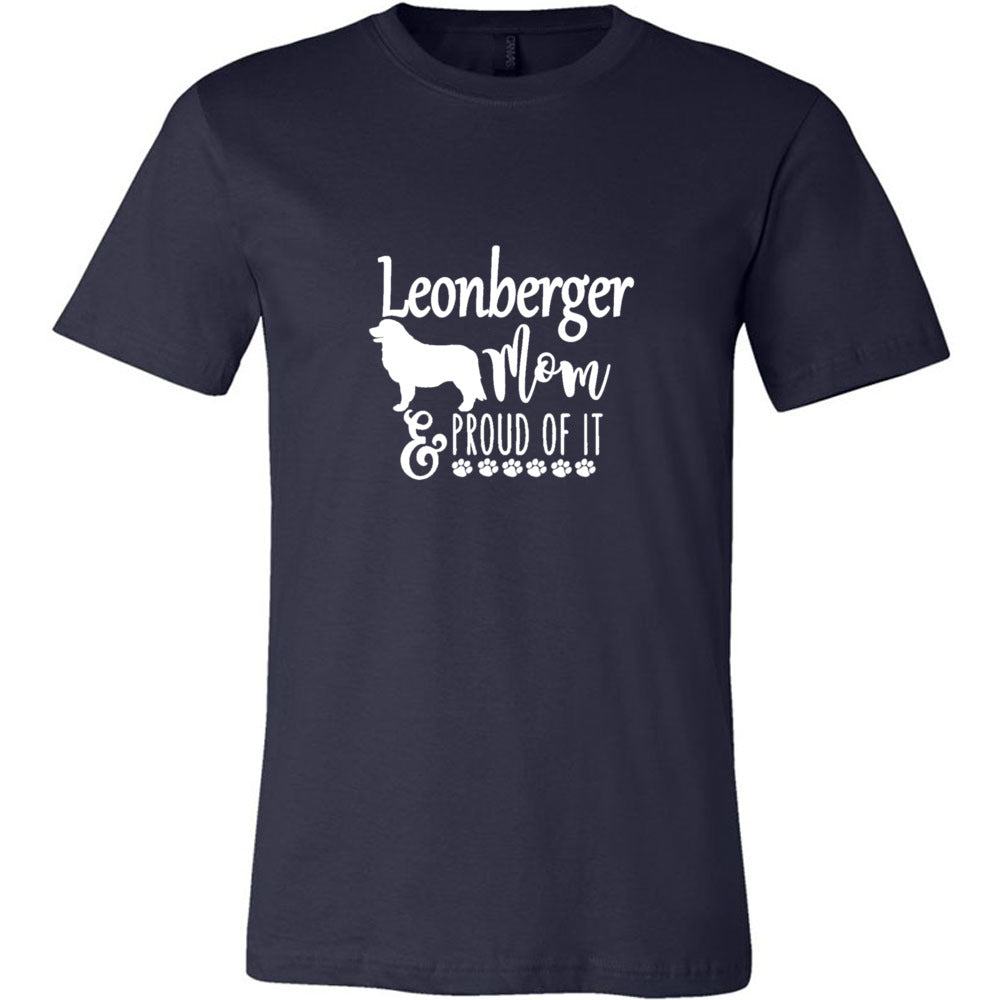 Leo Mom Proud of It Unisex SS Jersey Tee - WagALotBowWow