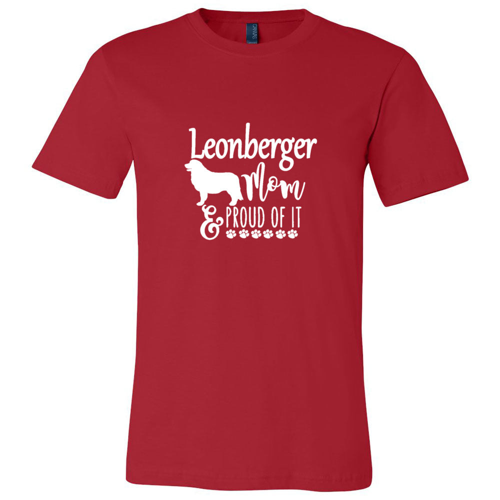 Leo Mom Proud of It Unisex SS Jersey Tee - WagALotBowWow