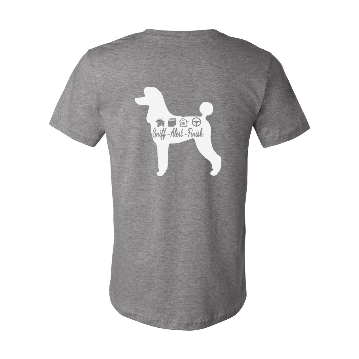 Scent Poodle 2 F/B Unisex Short Sleeve Jersey Tee