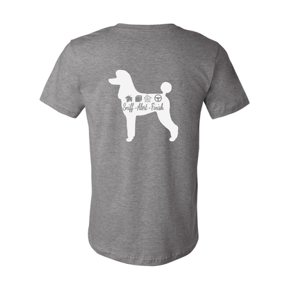 Scent Poodle 2 F/B Unisex Short Sleeve Jersey Tee