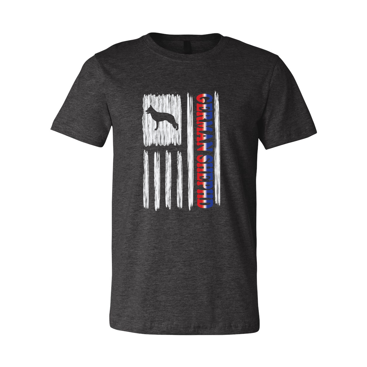 GSD RWB Vertical Flag Unisex Short Sleeve Jersey Tee