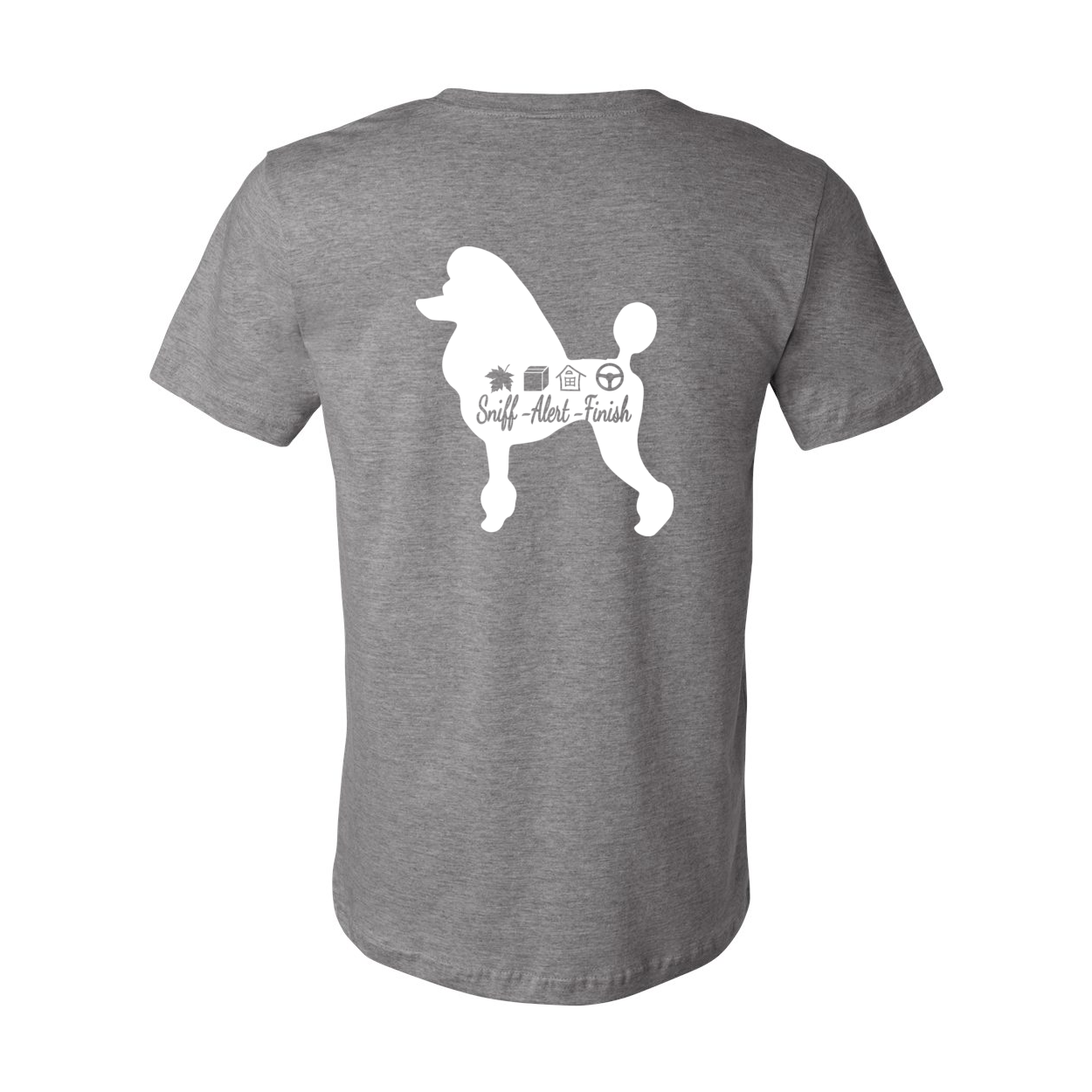 Scent Poodle Show Cut F/B Unisex Short Sleeve Jersey Tee