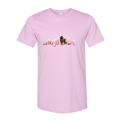 Leonberger Life Red/White Unisex SS Jersey Tee