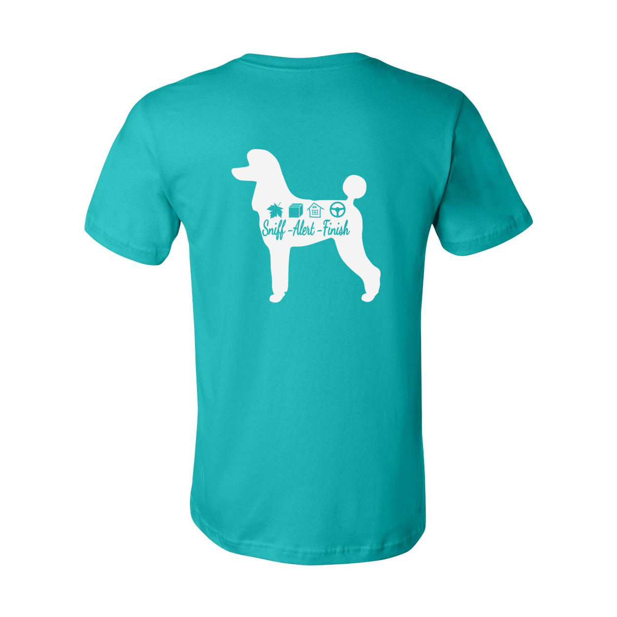 Scent Poodle 2 F/B Unisex Short Sleeve Jersey Tee