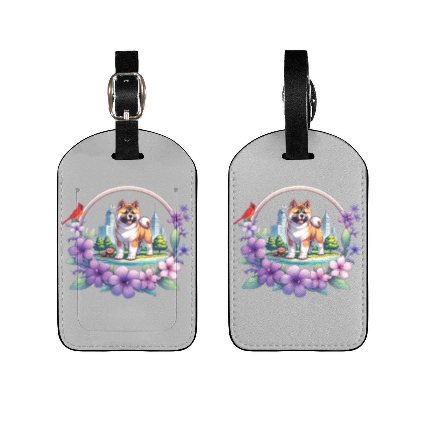 IL Akita Luggage Tag