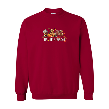 Golden Tis The Season Fall Heavy Blend Crewneck Sweatshirt