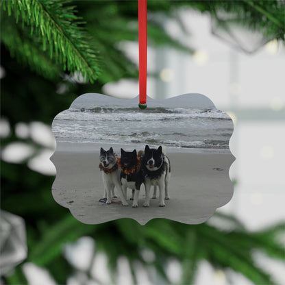 Custom Metal Plaque Ornament