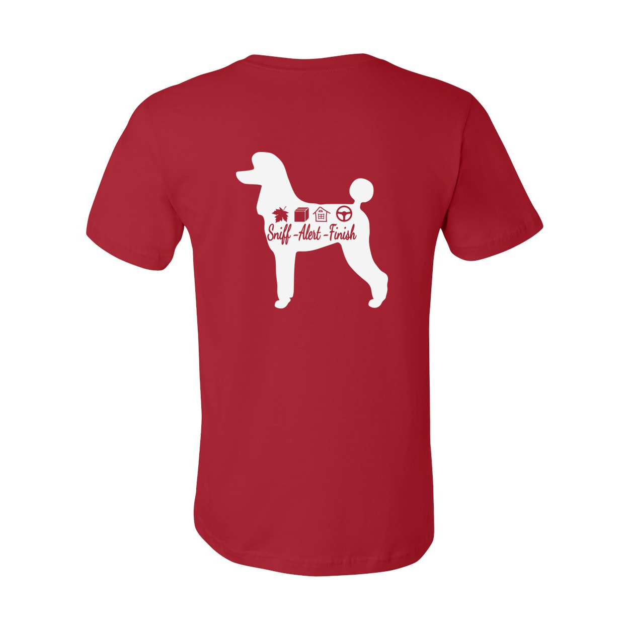 Scent Poodle 2 F/B Unisex Short Sleeve Jersey Tee