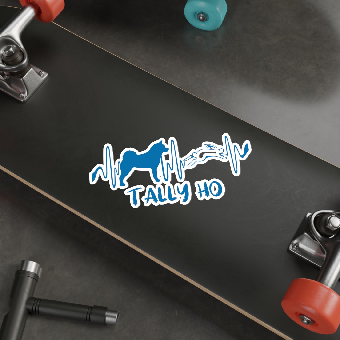 Akita Tally Ho Die-Cut Stickers