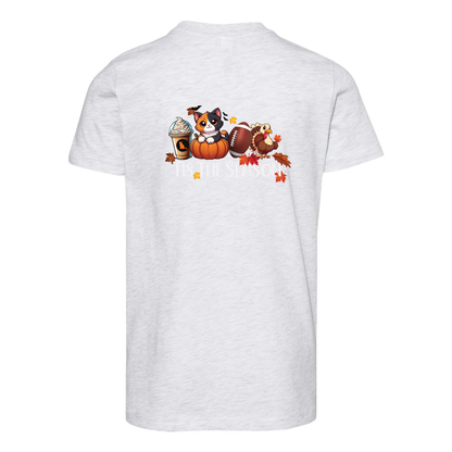 Calico Cat Tis The Season Fall Front/Back