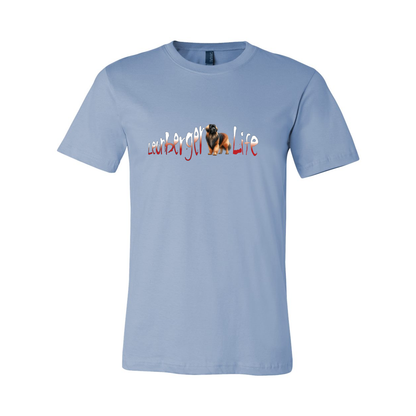 Leonberger Life Red/White Unisex SS Jersey Tee