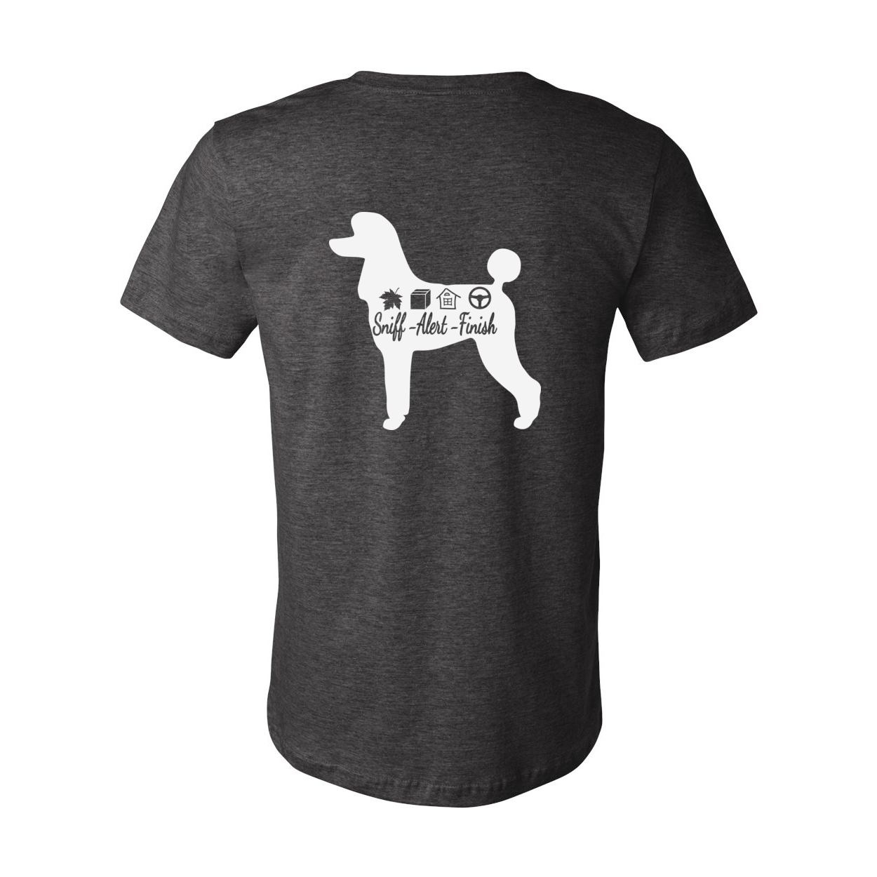 Scent Poodle 2 F/B Unisex Short Sleeve Jersey Tee