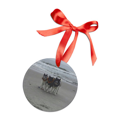 Acrylic Ornament with Ribbon