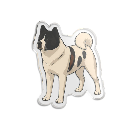 Akita Dog Cutout Statue – Custom Pet Portrait Figurine