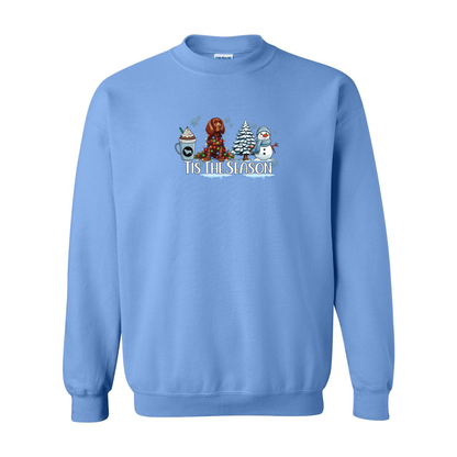 Sussex Tis The Season Winter Heavy Blend Crewneck Sweatshirt