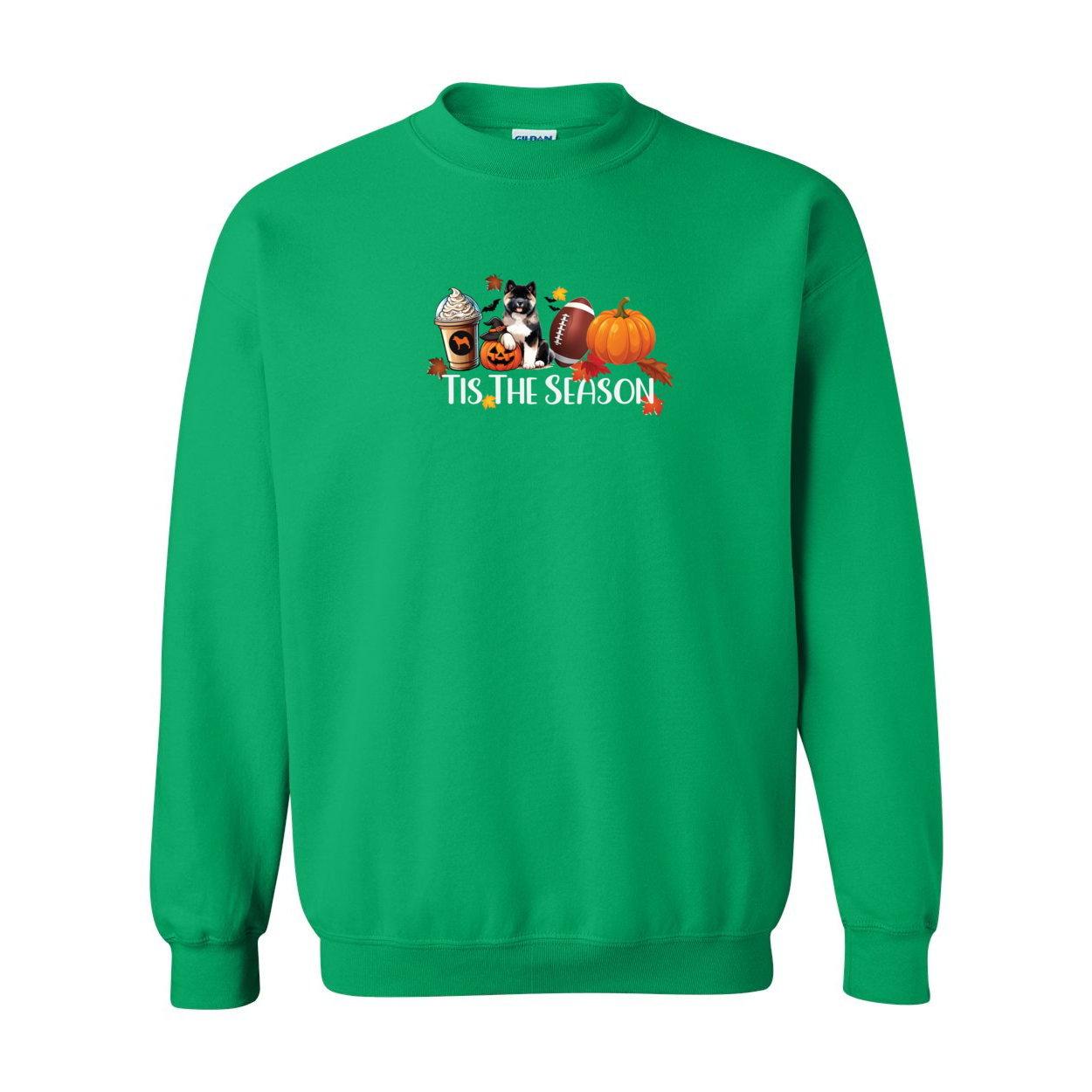 Akita Tis The Season Pumpkin Gildan Sweatshirt