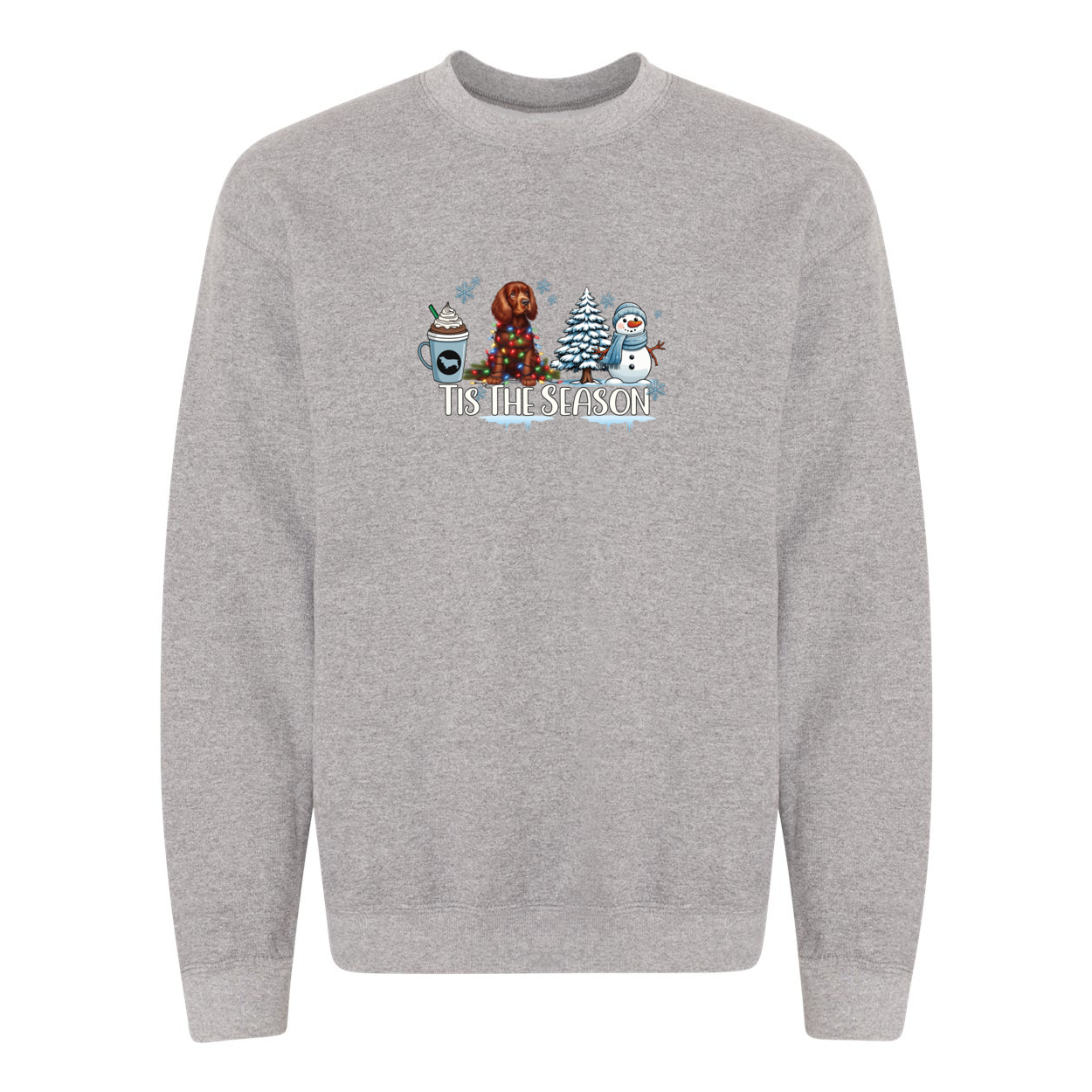 Sussex Tis The Season Winter Heavy Blend Crewneck Sweatshirt