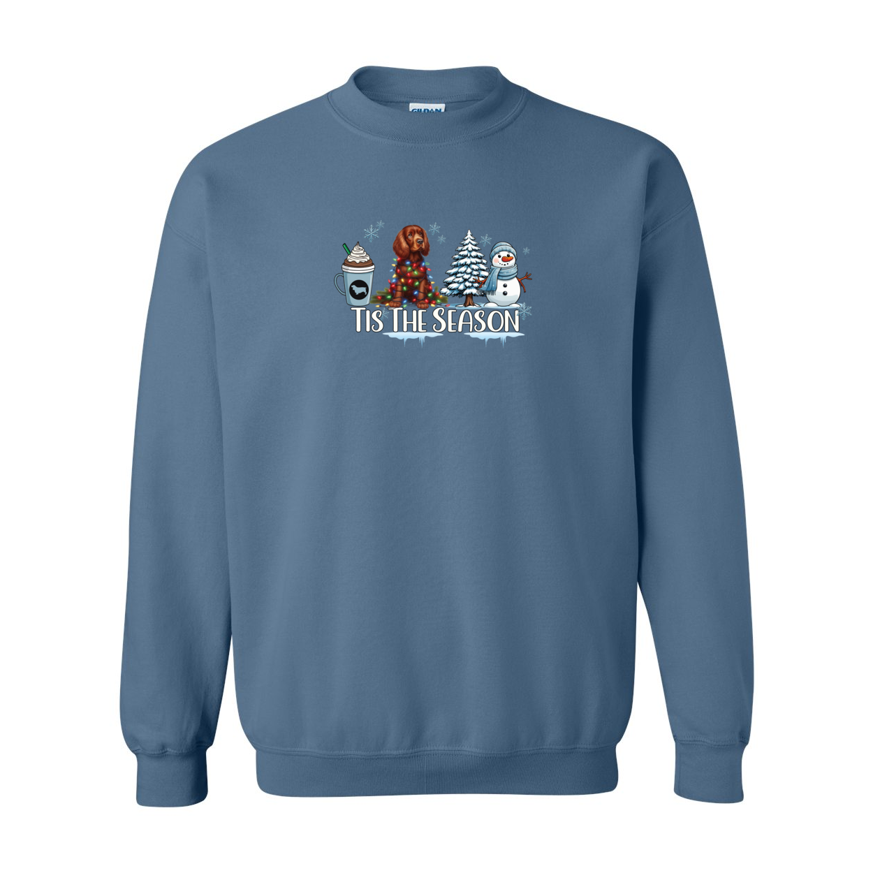 Sussex Tis The Season Winter Heavy Blend Crewneck Sweatshirt