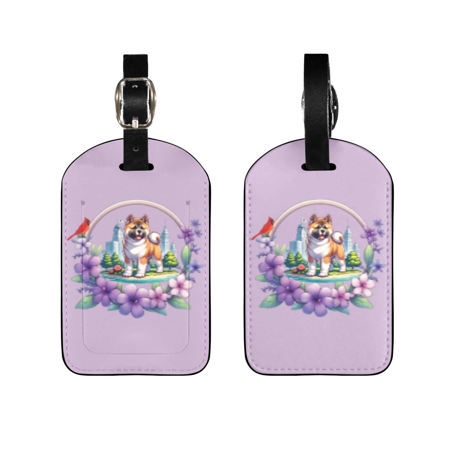 IL Akita Luggage Tag